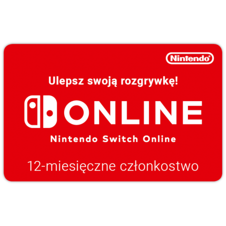 Nintendo 80 PLN Switch Online 12MTH - cyfrowy kod