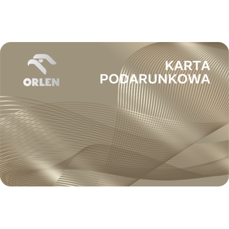 Karta upominkowa ORLEN o wartości 100,00 zł