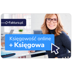 VOUCHER PODARUNKOWY FAKTURA.PL KSIĘGOWOŚĆ ONLINE + KSIĘGOWA