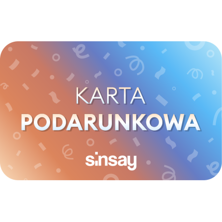 Karta Podarunkowa Sinsay 100 zł Karta Podarunkowa Sinsay 100 zł