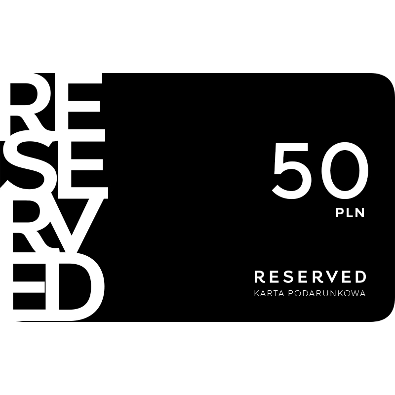 Karta Podarunkowa Reserved 50 zł