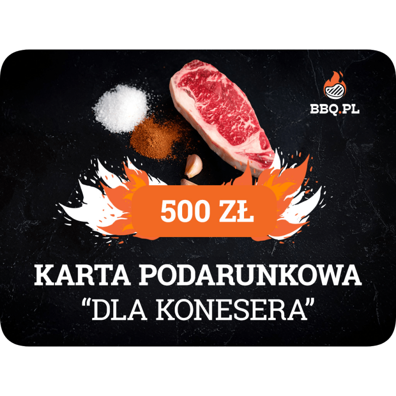 Karta Podarunkowa BBQ.PL 500 zł