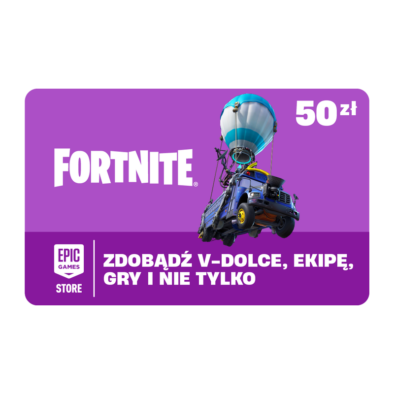 Karta podarunkowa Epic Games Fortnite 50 PLN