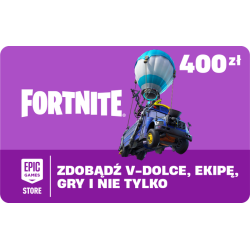 Karta podarunkowa Epic Games Fortnite 400 PLN