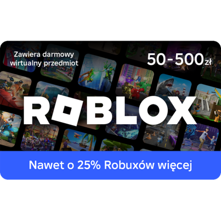 Elektroniczna karta podarunkowa Roblox 75 PLN