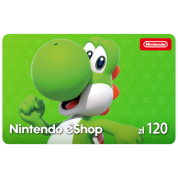 Nintendo eShop 120 PLN - cyfrowy kod