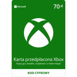 Xbox Live 70 PLN - cyfrowy kod