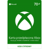 Elektroniczna karta podarunkowa Xbox Live 70 PLN
