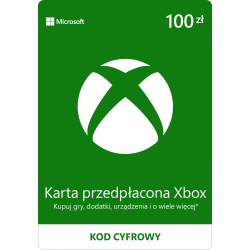 Xbox Live 100 PLN - cyfrowy kod
