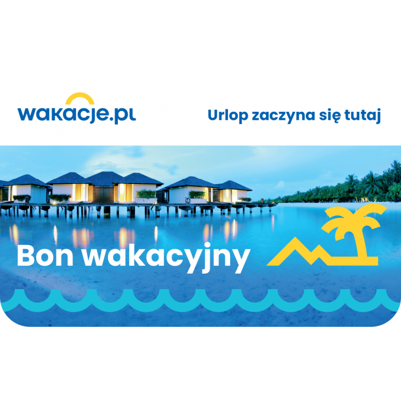 Elektroniczna karta podarunkowa Wakacje.pl 100 zł