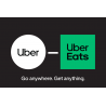 Elektroniczna karta podarunkowa Uber & Uber Eats 75 zł