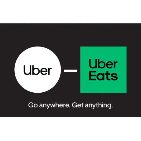 Elektroniczna karta podarunkowa Uber & Uber Eats 100 zł