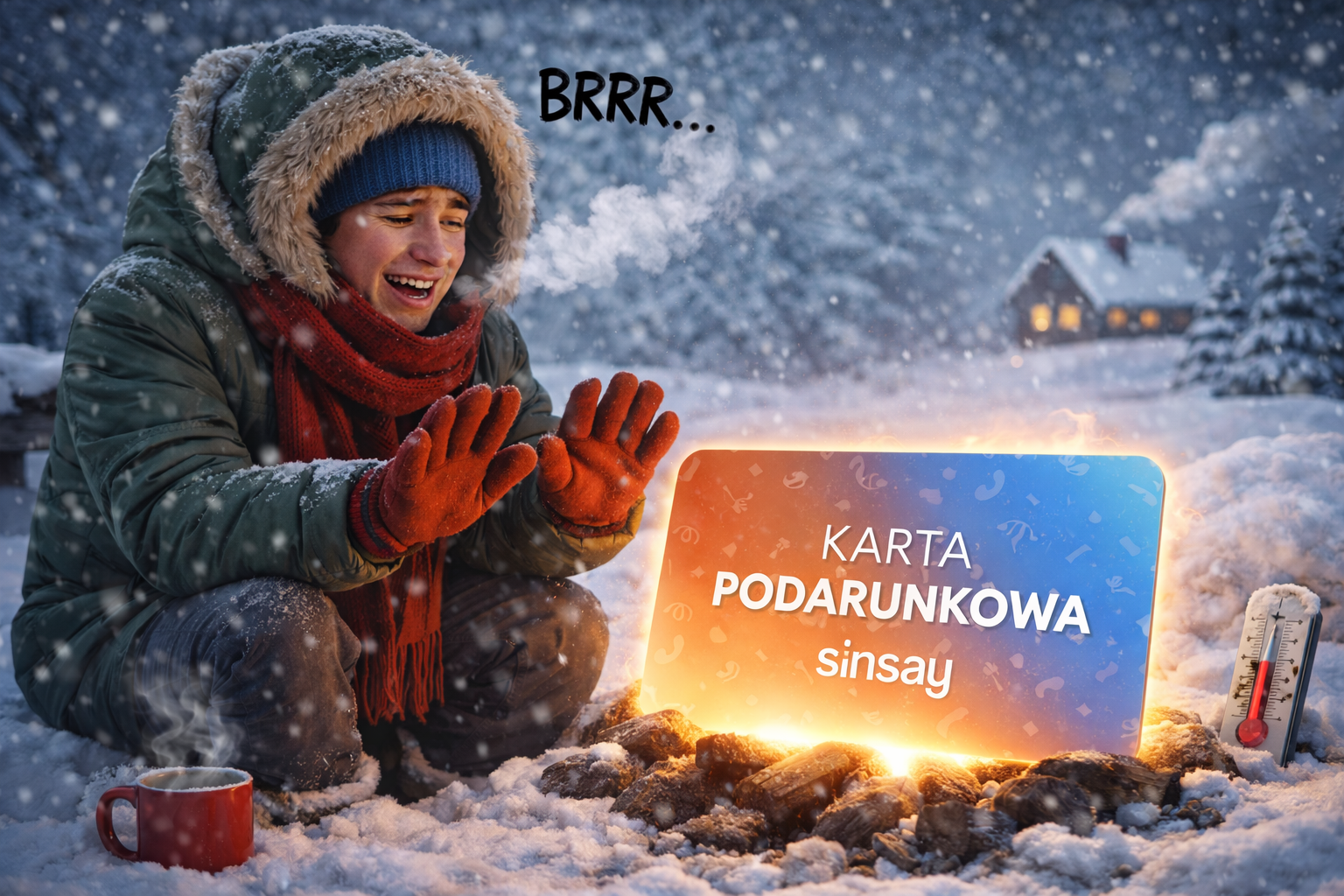 Zima nie odpuszcza - ogrzej się stylem dzięki Karcie Podarunkowej Sinsay